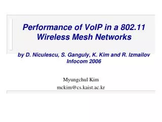 Myungchul Kim mckim@cs.kaist.ac.kr