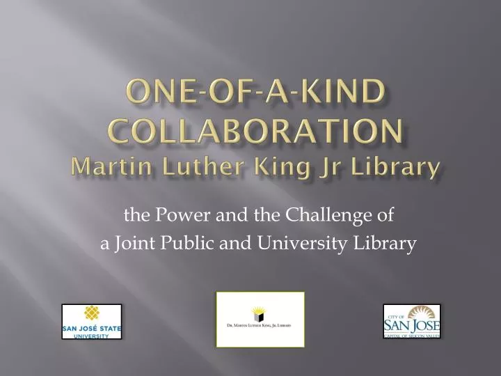 one of a kind collaboration martin luther king jr library