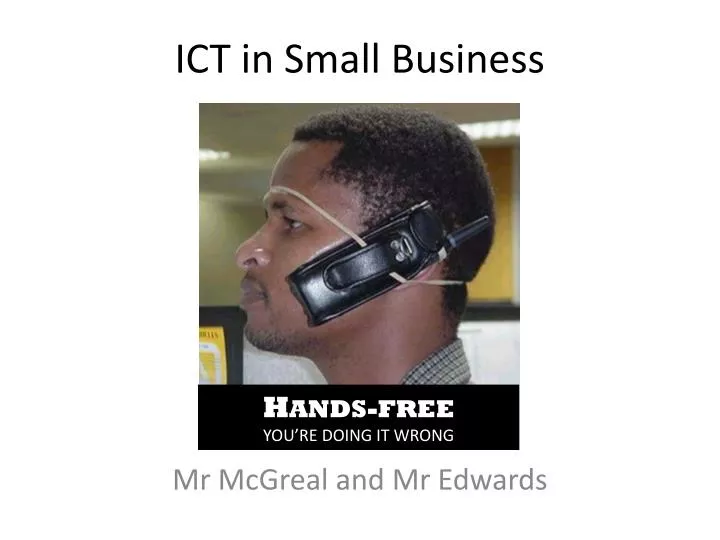ict in small business