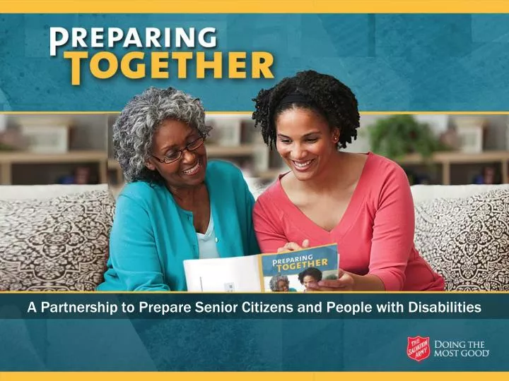 a partnership to prepare senior citizens and people with disabilities