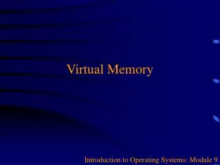 virtual memory