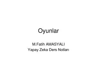 oyunlar