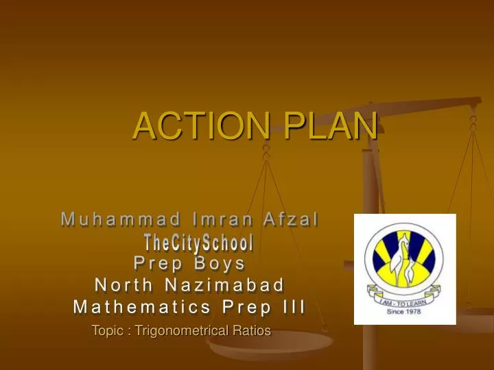 action plan