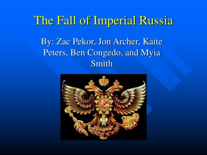 the fall of imperial russia