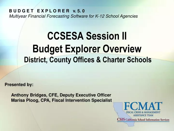 ccsesa session ii budget explorer overview district county offices charter schools