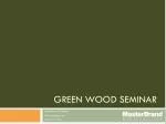 Sustainable Hardwood Solutions Seminar - slide 1