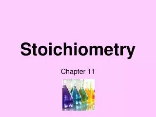 Stoichiometry