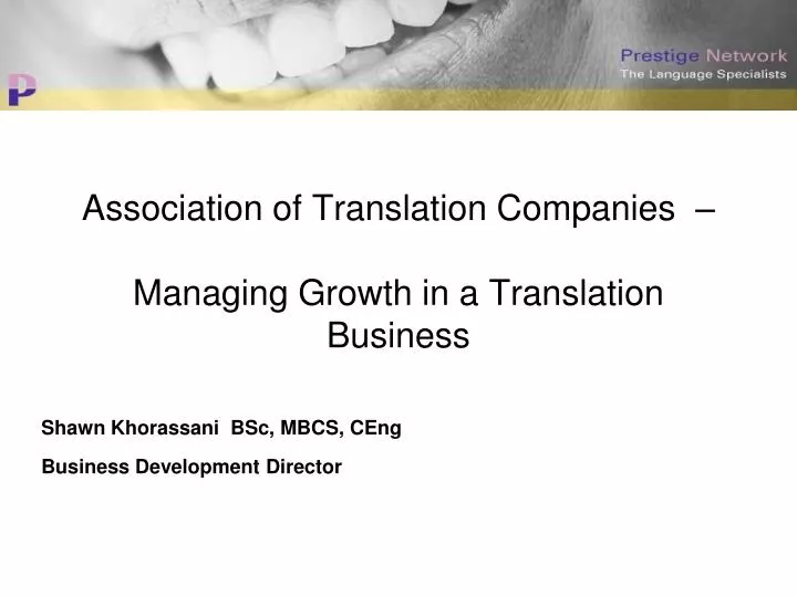 association of translation companies managing growth in a translation business