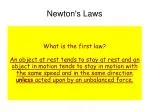 Newton's Laws - slide 1