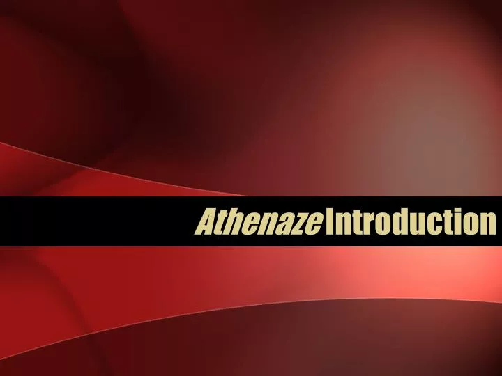 athenaze introduction