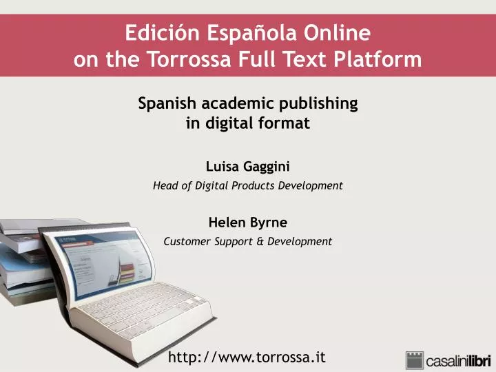 edici n espa ola online on the torrossa full text platform