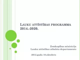 lauku att st bas programma 2014 2020