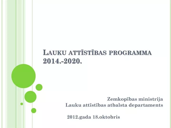 lauku att st bas programma 2014 2020