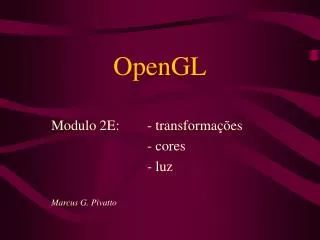 opengl