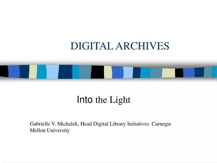 digital archives