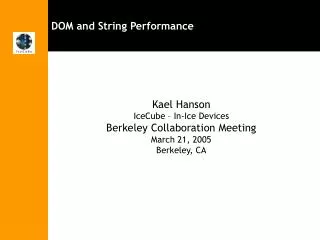 DOM and String Performance