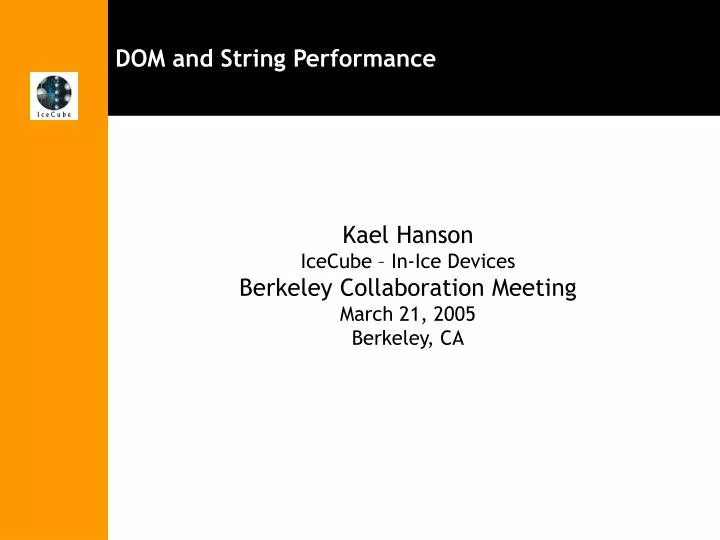 dom and string performance