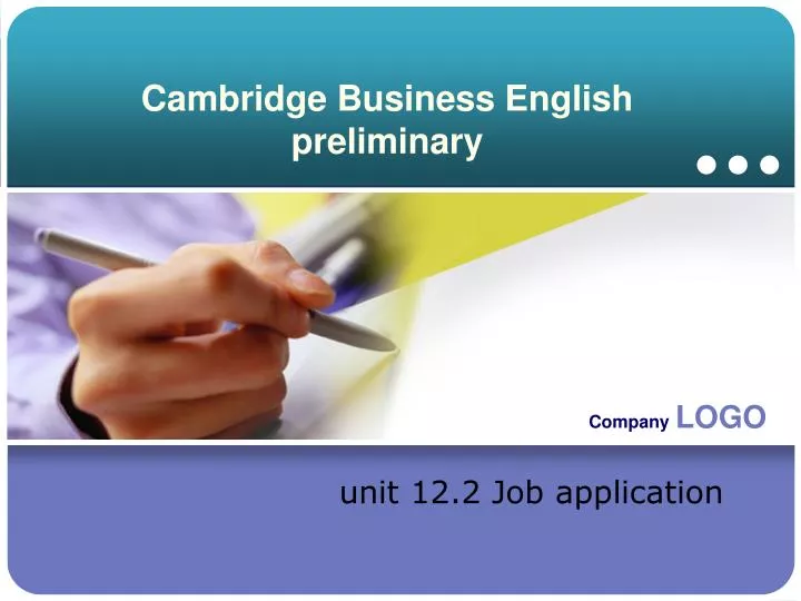 cambridge business english preliminary