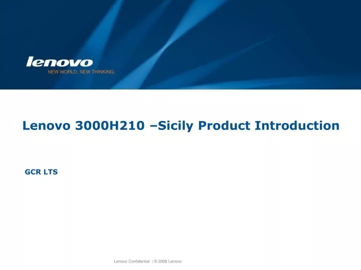 lenovo 3000h210 sicily product introduction