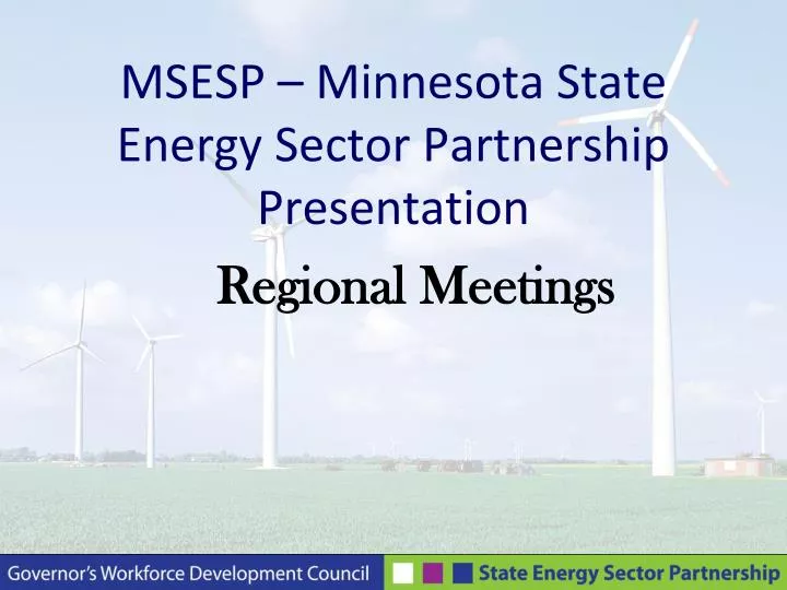 msesp minnesota state energy sector partnership presentation