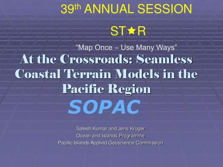at the crossroads seamless coastal terrain models in the pacific region