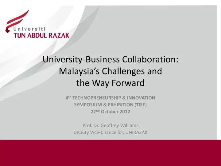 university business collaboration malaysia s challenges and the way forward