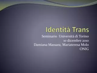 identit trans