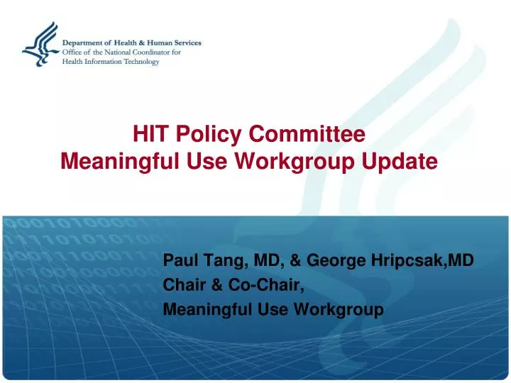 hit policy committee meaningful use workgroup update