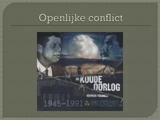 openlijke conflict
