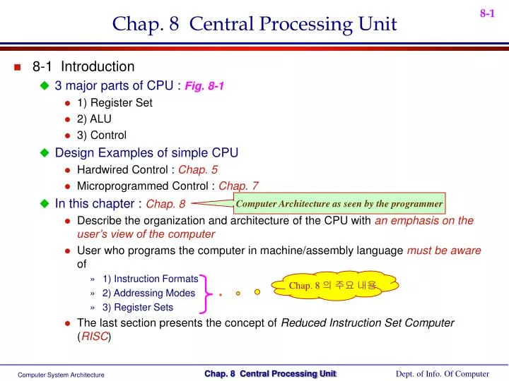 chap 8 central processing unit