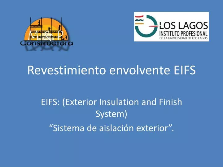 revestimiento envolvente eifs