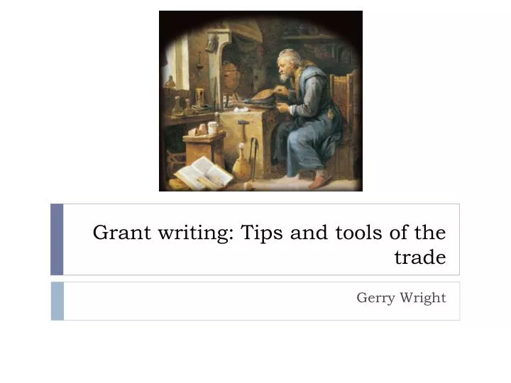 grant writing tips and tools of the trade