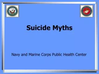 Suicide Myths