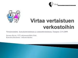virtaa vertaistuen verkostoihin