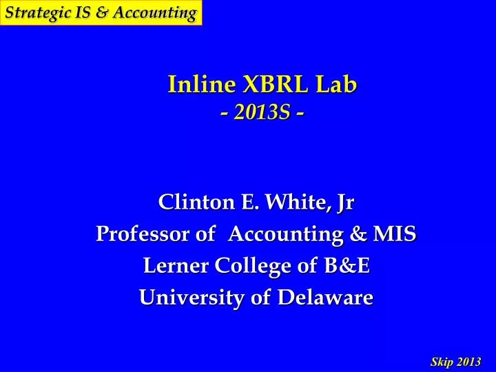 inline xbrl lab 2013s
