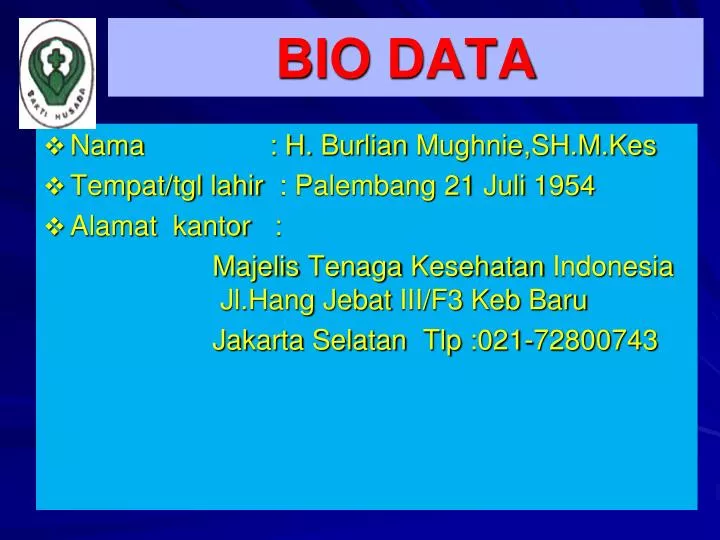 bio data
