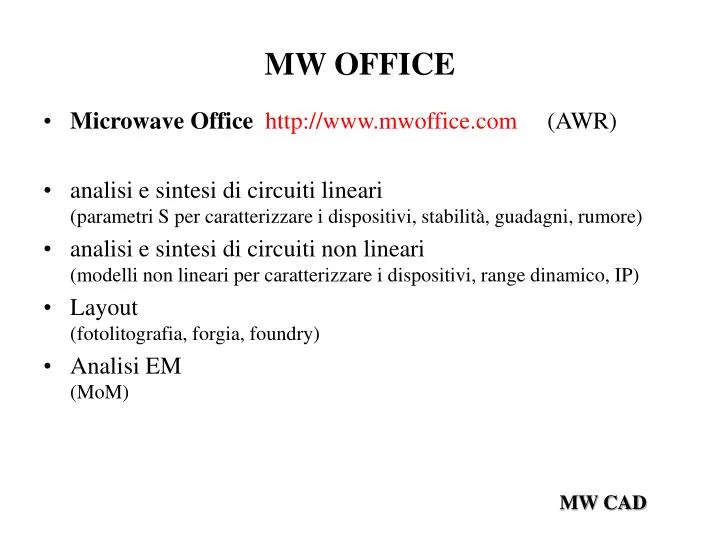 mw office