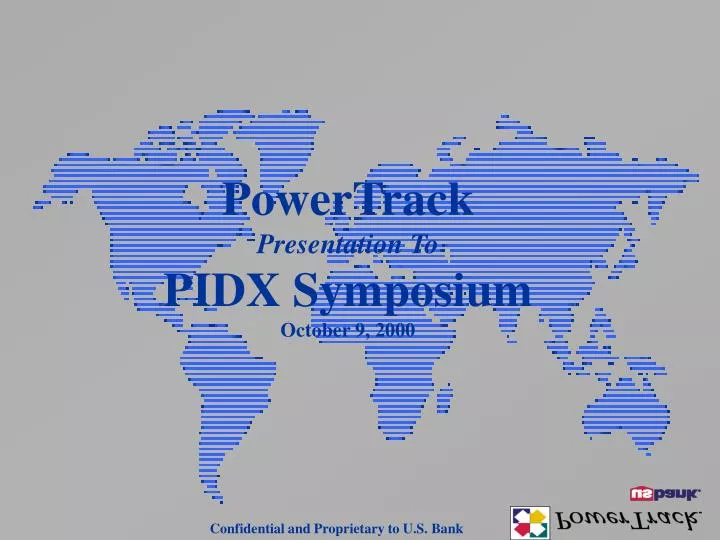 powertrack presentation to pidx symposium october 9 2000