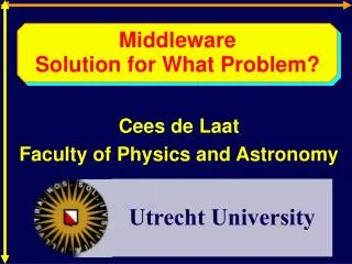 Middleware Solution for What Problem?