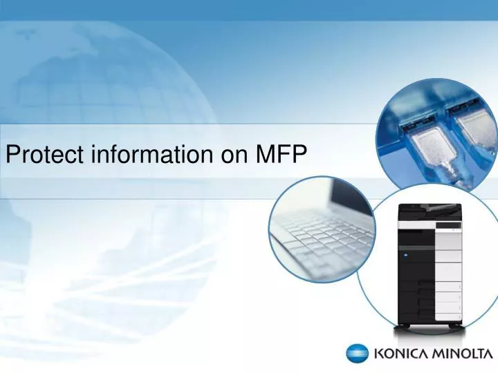 protect information on mfp