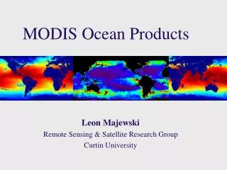 MODIS Ocean Products