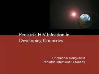 Pediatric HIV Infection in Developing Countries