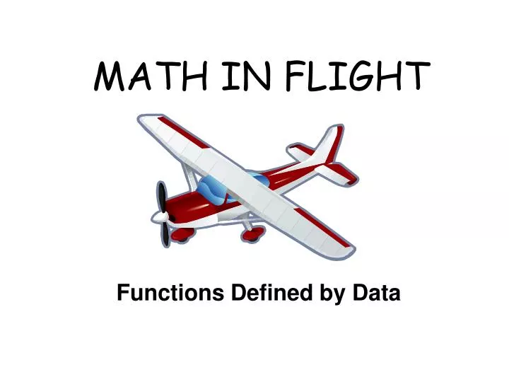 functions defined by data