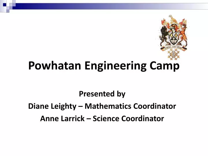 powhatan engineering camp
