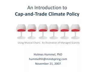 An Introduction to Cap-and-Trade Climate Policy