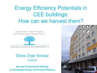 Energy Efficiency Potentials in CEE buildings: How can we harvest them?