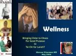 Wellness - slide 1