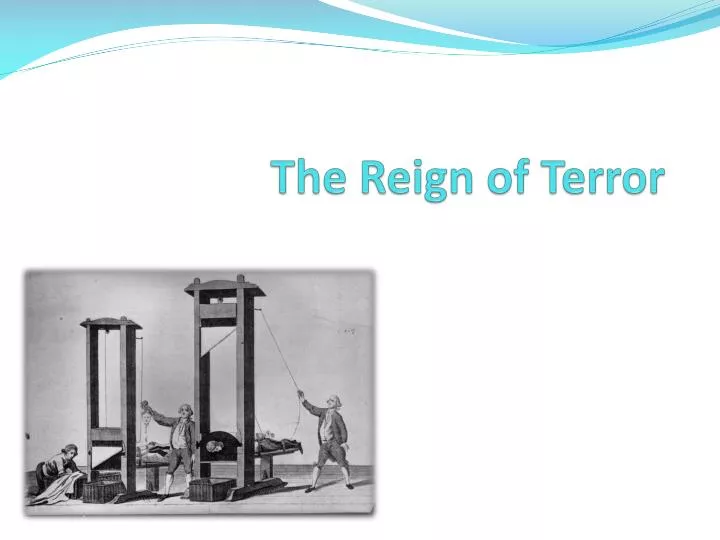 the reign of terror