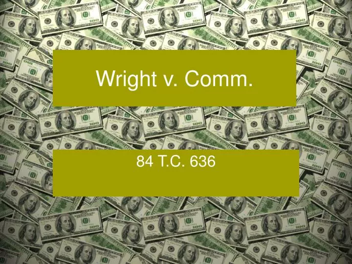 wright v comm