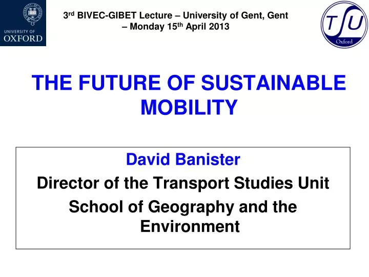 the future of sustainable mobility